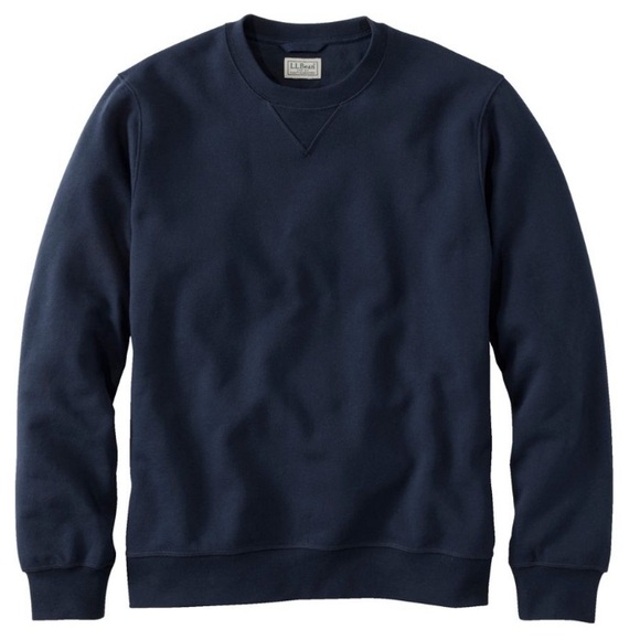 L.L. Bean Other - NWT L.L. Bean Men's Large Katahdin Iron Works Sweatshirt Crewneck Navy